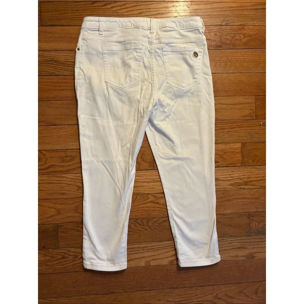 Michael Kors White Capri’s